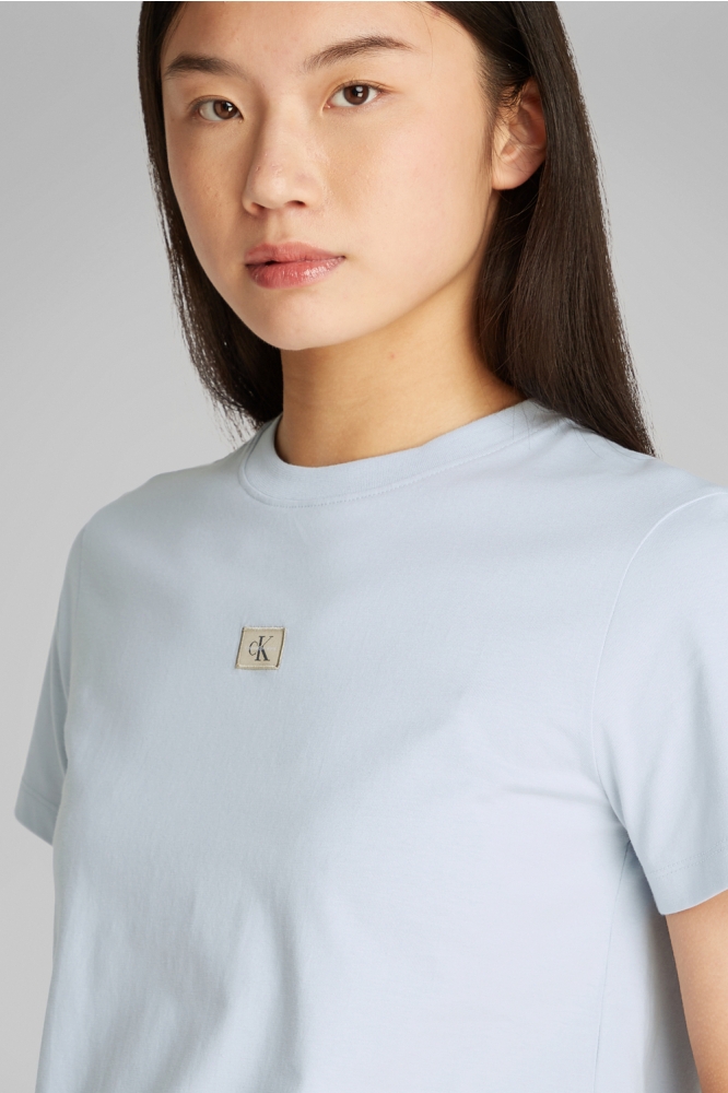 WOVEN LABEL REGULAR J20J225243 NIAGARA MIST